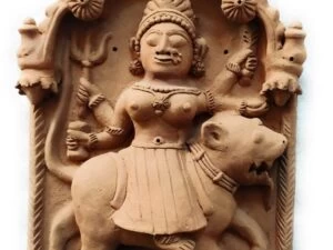 Durga Mata Molela Terracotta Plaque