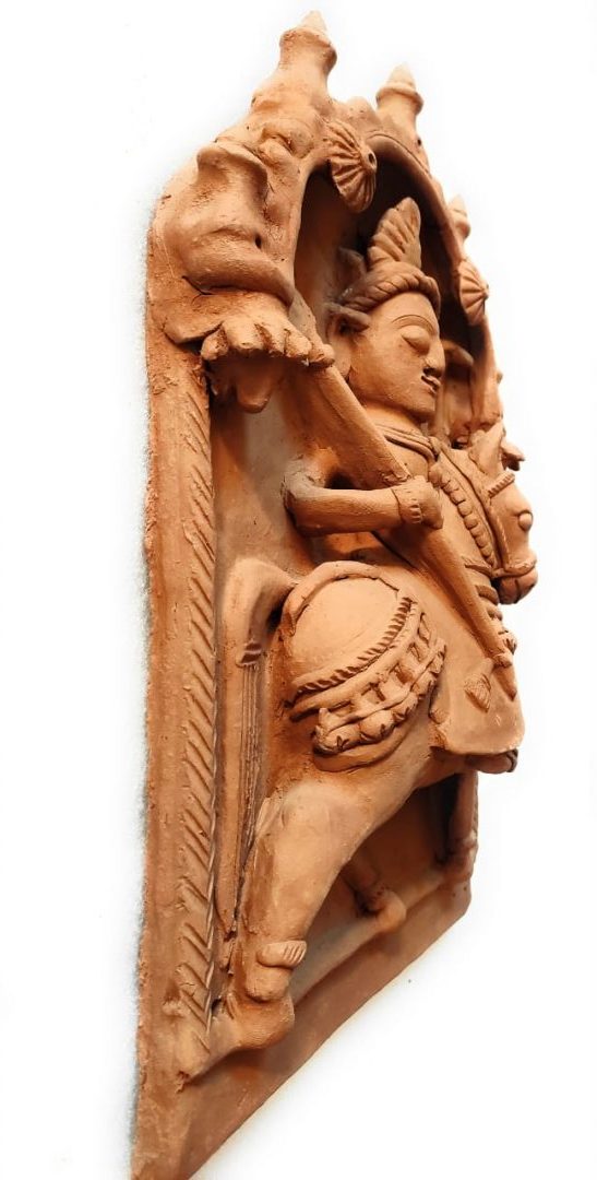 Molela Terracotta Dharamraj God Plaque
