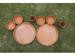 Terracotta Dinner Set with Plate