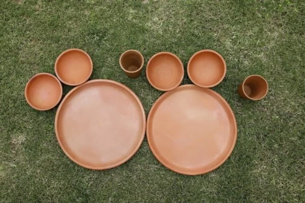 Terracotta Dinner Set with Plate