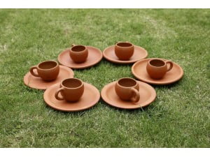 Terracotta Tea Cup Set