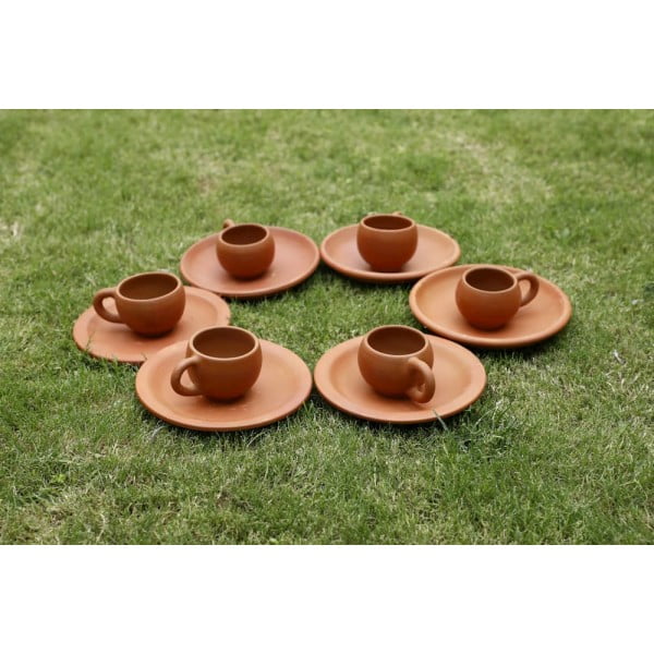 Terracotta Tea Cup Set