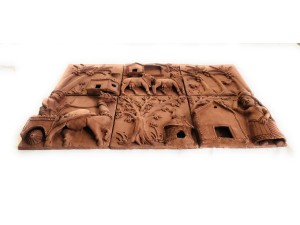 Decorative Terracotta Plaques (Set Of 6)