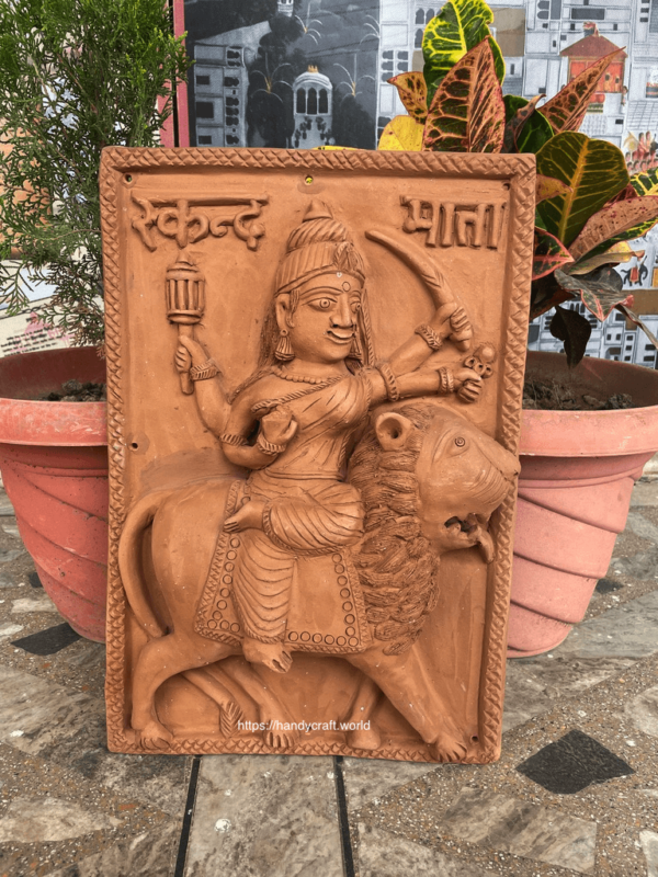 Nine Manifestations of Navratri Shakti, Clay Work, Terracotta art