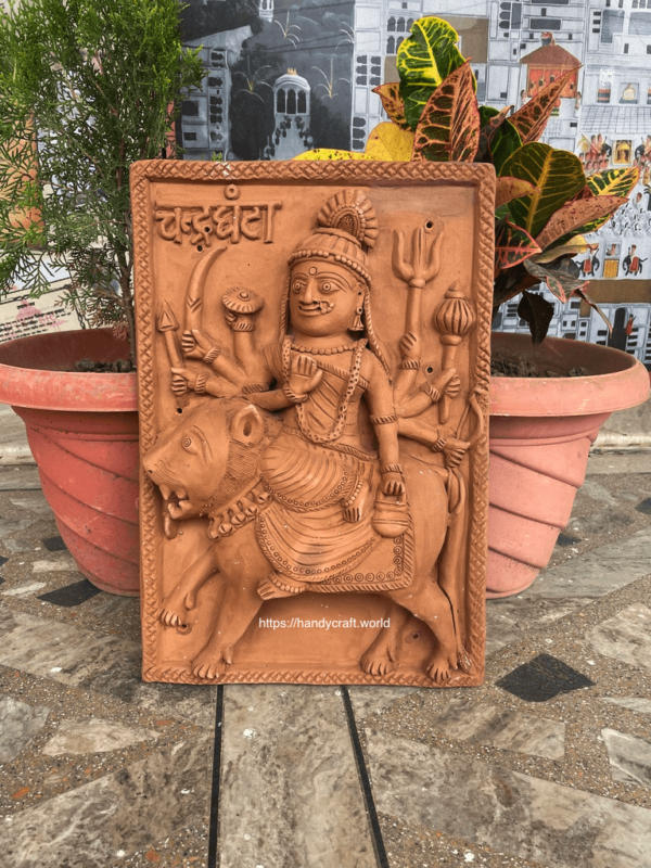 Nine Manifestations of Navratri Shakti, Clay Work, Terracotta art