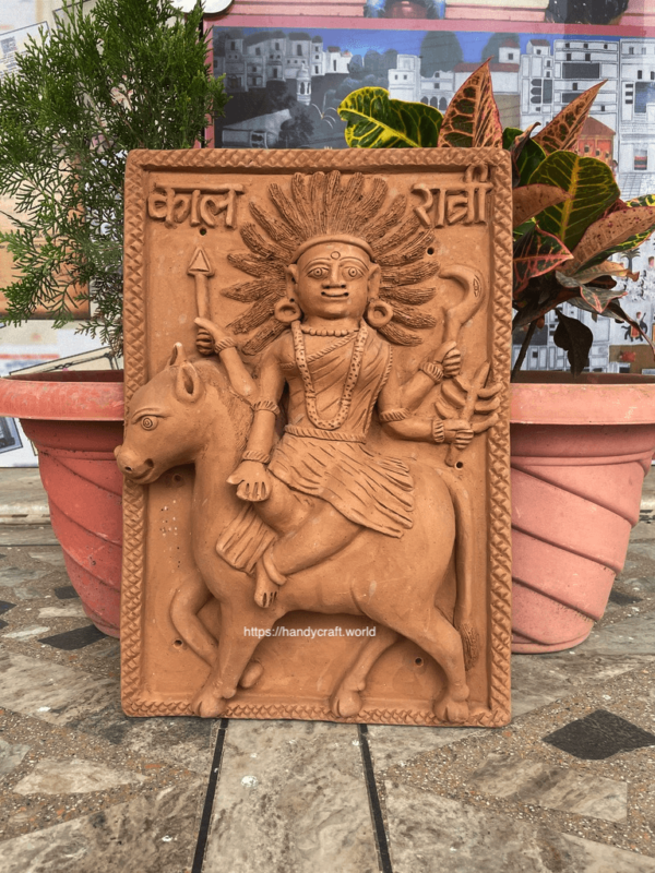 Nine Manifestations of Navratri Shakti, Clay Work, Terracotta art