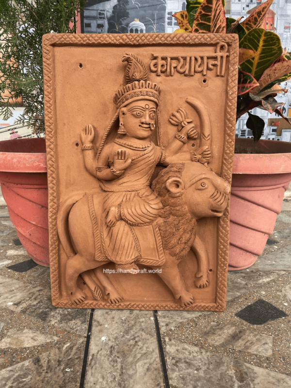 Nine Manifestations of Navratri Shakti, Clay Work, Terracotta art